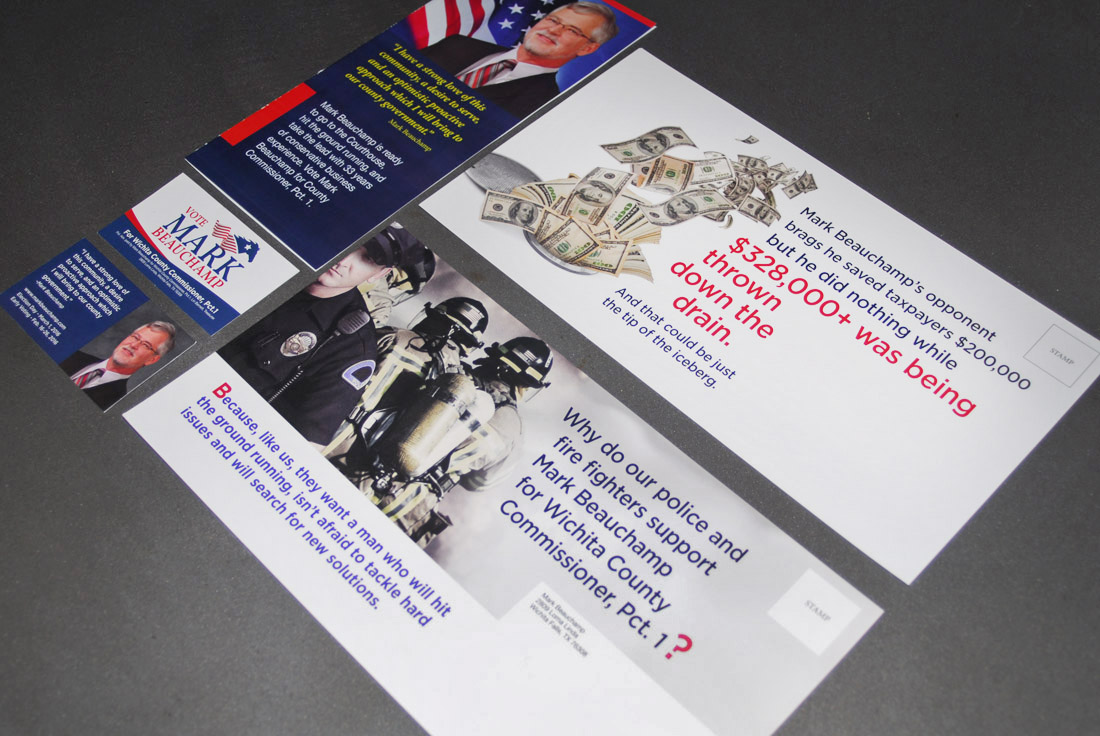 Political Campaign, Direct Mail Design and Copywriting