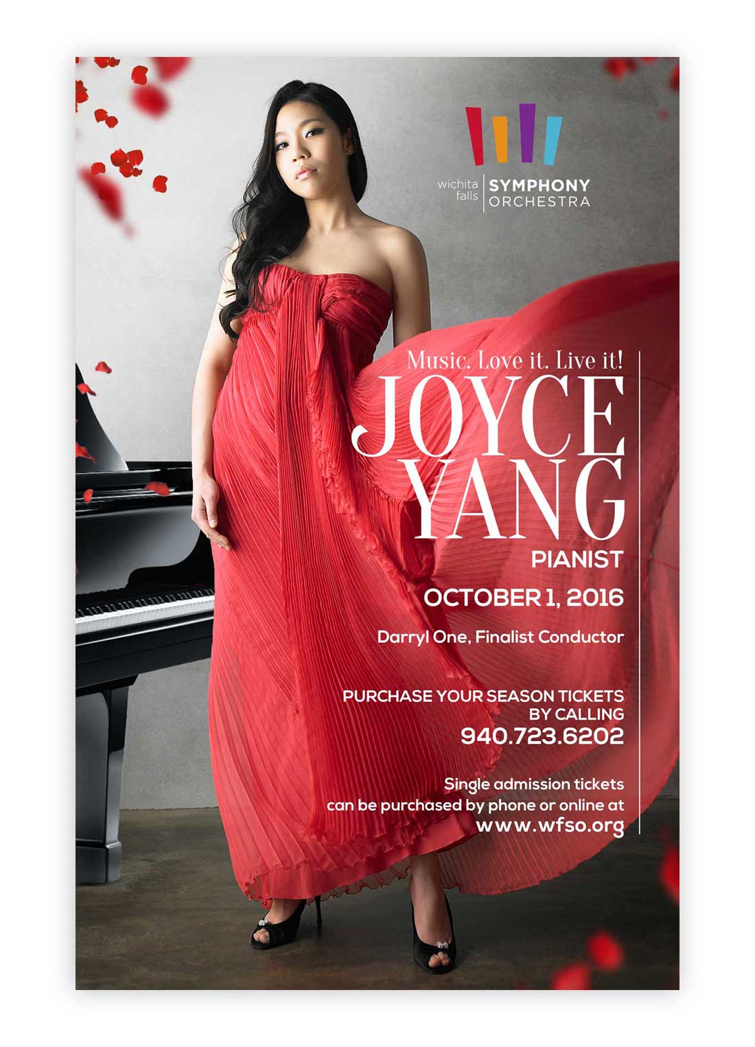 Joyce Yang Music Concert Poster Design