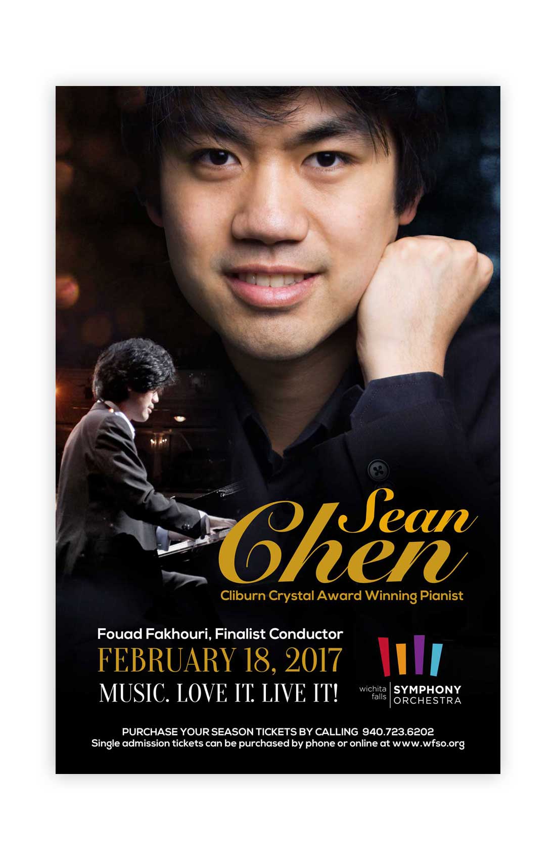 Sean Chen Music Concert Poster Design