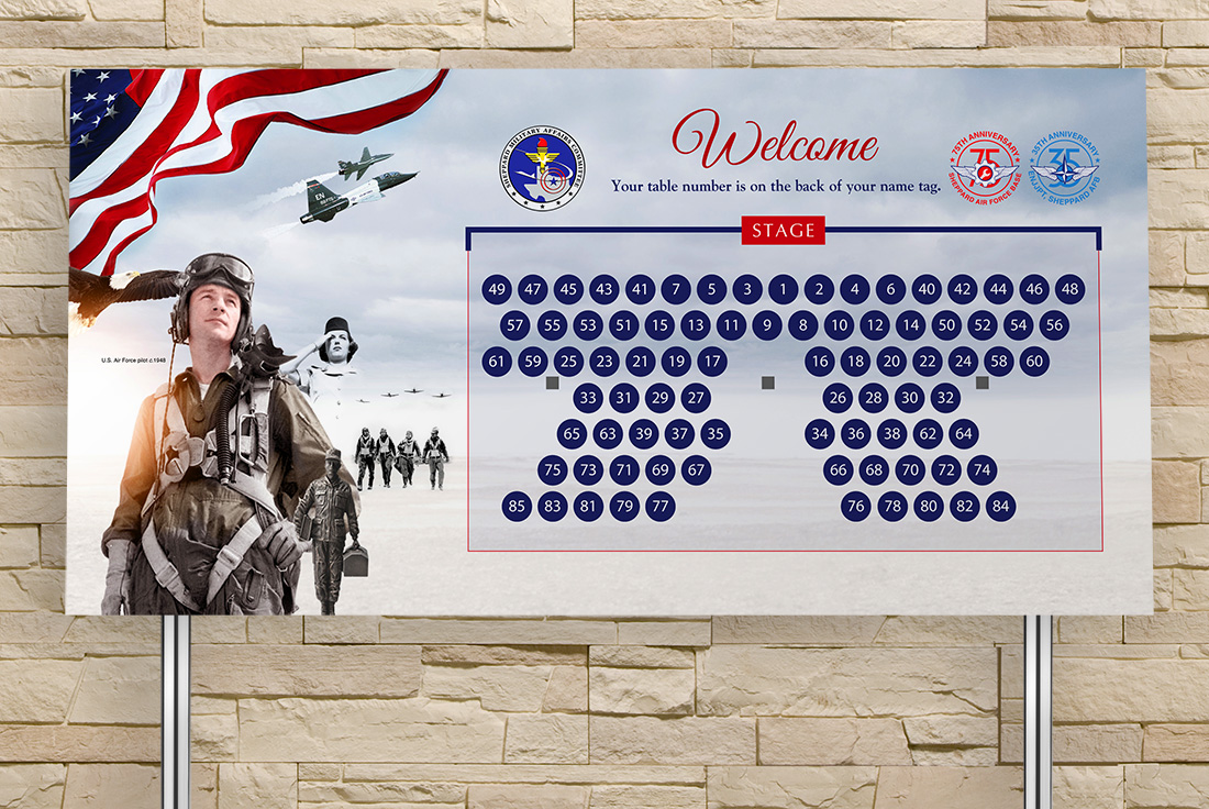 Sheppard Military Affairs Committee Sign Design