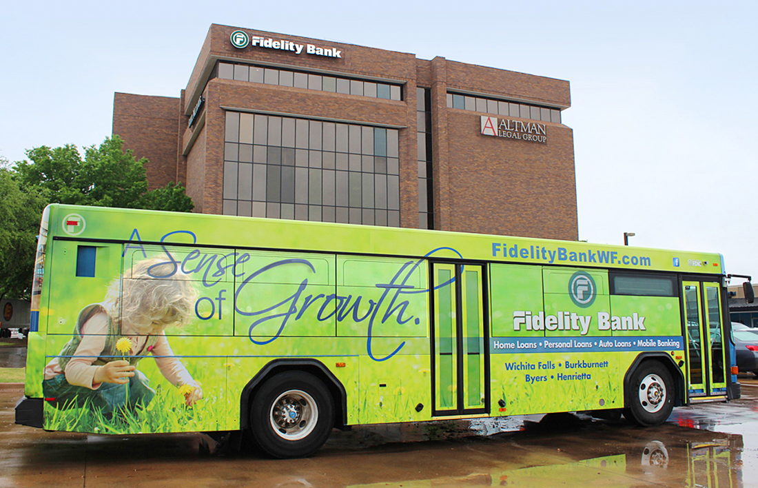 Fidelity Bank Bus Wrap Design
