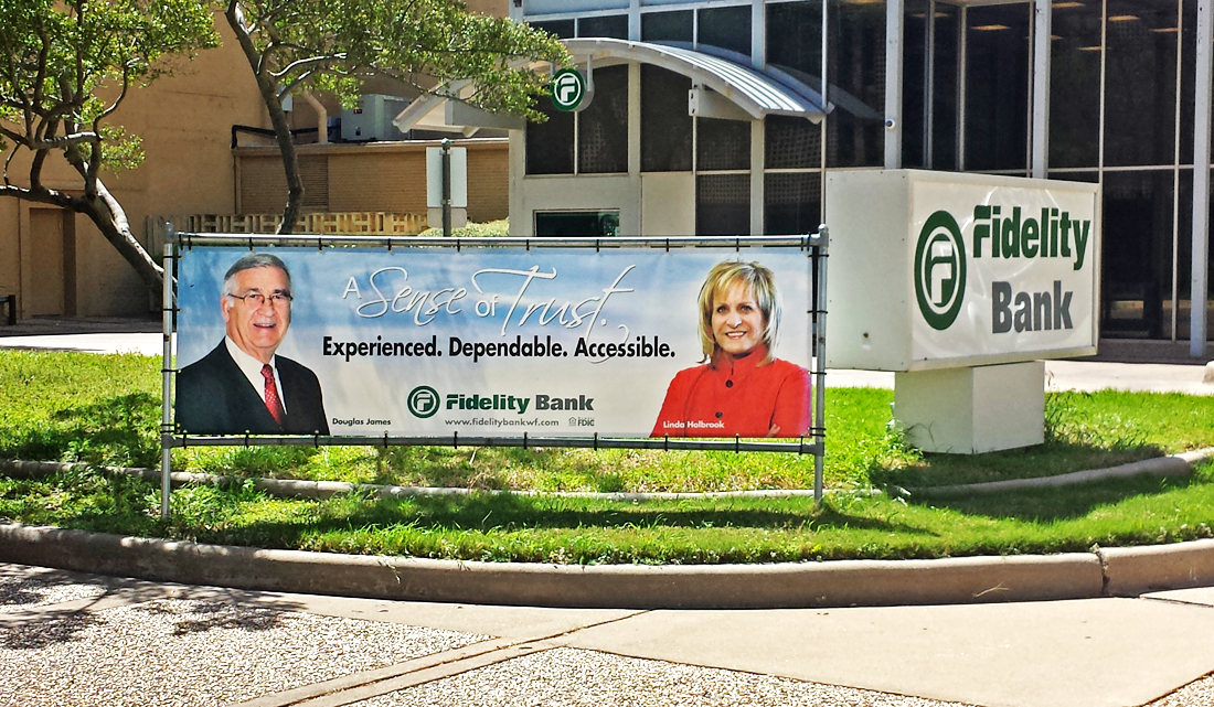 Fidelity Bank Wichita Falls Sign Design