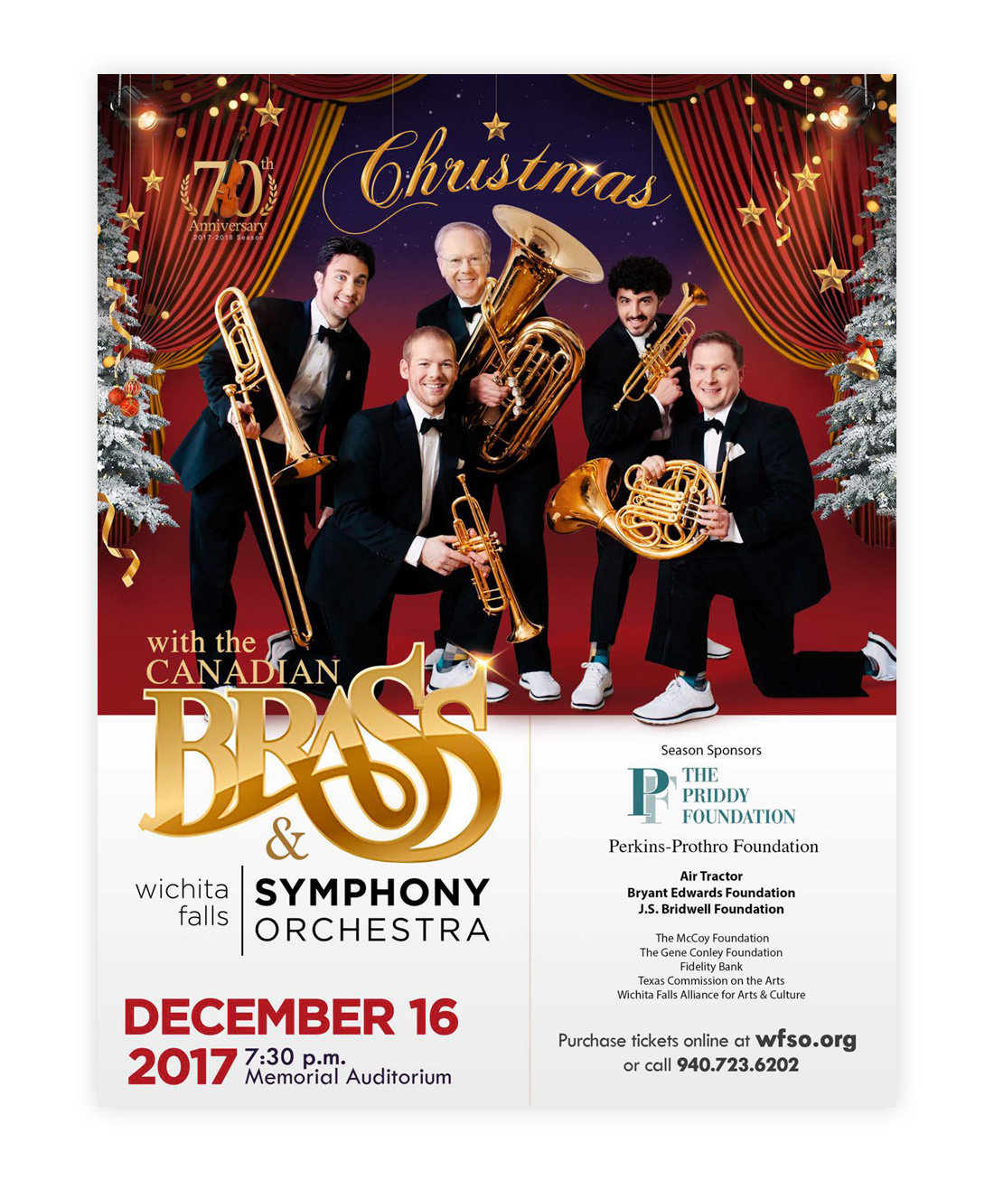 The canadian Brass Concerts Poster Design