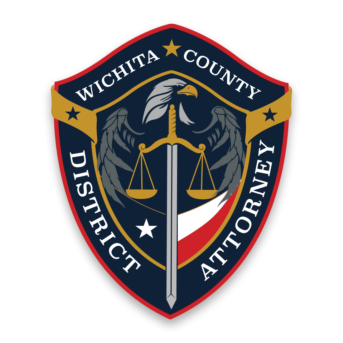 Wichita County District Attorney Seal Design