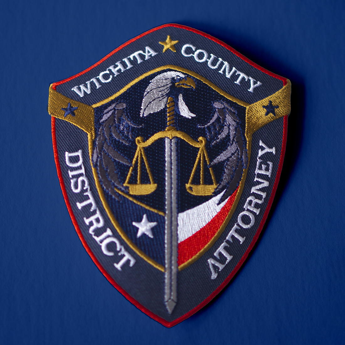 Wichita Falls District Attorney patch design
