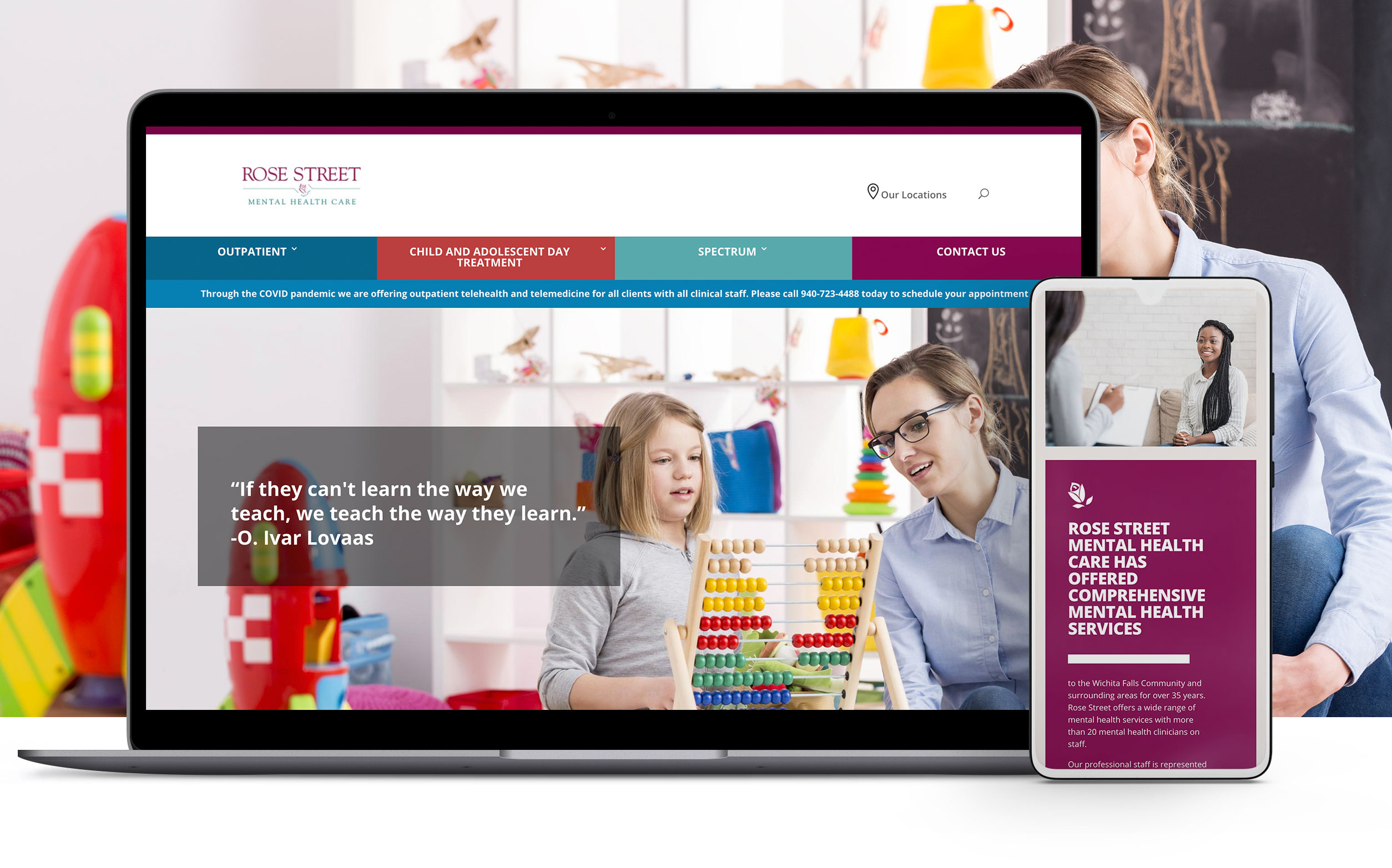 rosestreet website design and development